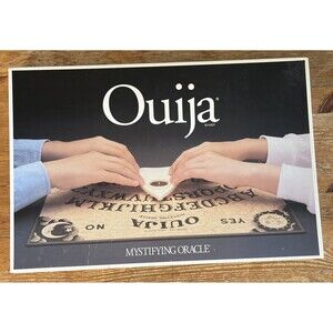 Ouija Board and Planchette Complete 1972 1992 Parker Bros Mystifying Oracle VTG